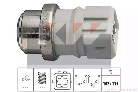 фото KW 540108 Термовыключатель сигнальной лампы охлаждающей жидкости KW 540108 Термовыключатель сигнальной лампы охлаждающей жидкости