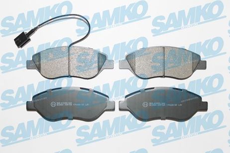 Samko 5SP765 Колодки тормозные дисковые