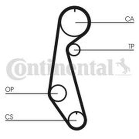 фото CONTINENTAL CT679 Ремень ГРМ CONTINENTAL CT679 Ремень ГРМ