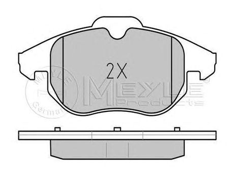 фото Meyle 252340220 Комплект тормозных колодок, дисковый тормоз Meyle 252340220 Комплект тормозных колодок, дисковый тормоз