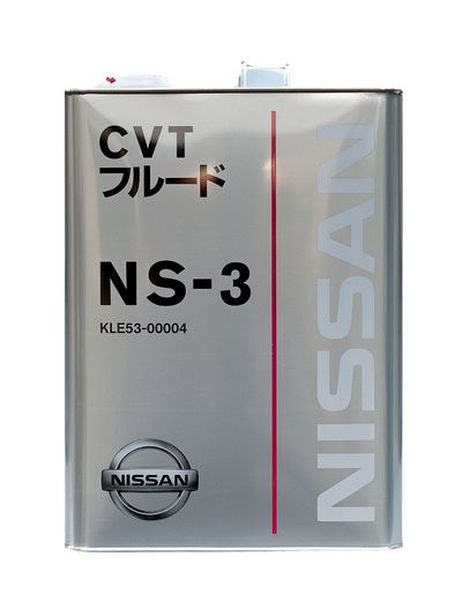 фото Nissan KLE53-00004 Масло трансмиссионное CVT Fluid ns-3, 4л Nissan KLE53-00004 Масло трансмиссионное CVT Fluid ns-3, 4л