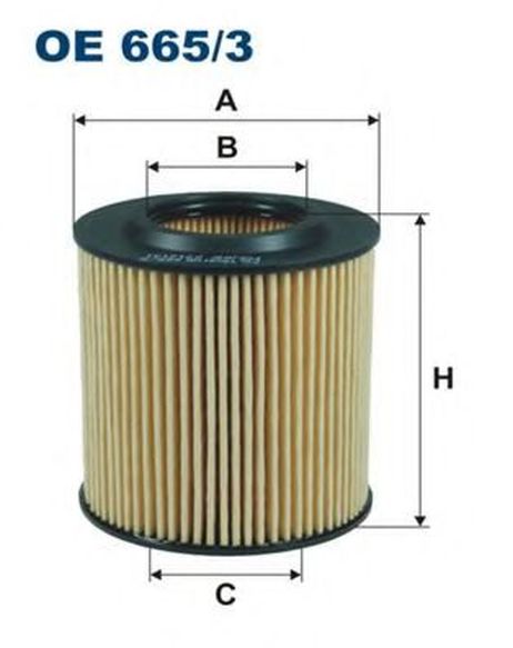 фото FILTRON OE665/3 Вставка фильтра масляного FILTRON OE665/3 Вставка фильтра масляного