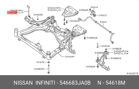 фото Nissan 54668-3JA0B Стойка стабилизатора пер. прав.jx35(l50) | перед лев | Nissan 54668-3JA0B Стойка стабилизатора пер. прав.jx35(l50) | перед лев |