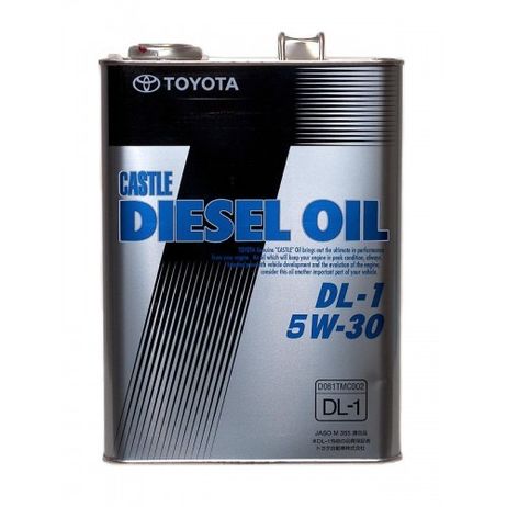фото Toyota 08883-02805 5w-30 castle Diesel Oil jaso dl-1 , 4л (синт. мотор. масло) Toyota 08883-02805 5w-30 castle Diesel Oil jaso dl-1 , 4л (синт. мотор. масло)