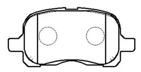 фото HSB HP5052 Колодки тормозные дисковые передн toyota: corolla 97-02 (for s.u.a) / chervrolet prizm 98-02 HSB HP5052 Колодки тормозные дисковые передн toyota: corolla 97-02 (for s.u.a) / chervrolet prizm 98-02