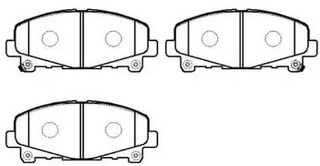 фото HSB HP9930 Колодки тормозные дисковые передн передн. honda: Accord(EUR) 08- HSB HP9930 Колодки тормозные дисковые передн передн. honda: Accord(EUR) 08-