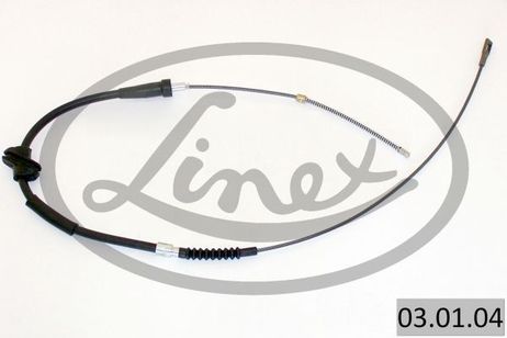 LINEX 03.01.04 Трос стояночного тормоза | лев |