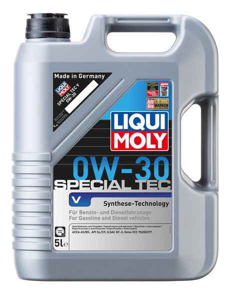 фото Liqui Moly 2853 0w-30 Special Tec V, API sl/cf, 5л (HC-синт.мотор.масло) для volvo Liqui Moly 2853 0w-30 Special Tec V, API sl/cf, 5л (HC-синт.мотор.масло) для volvo