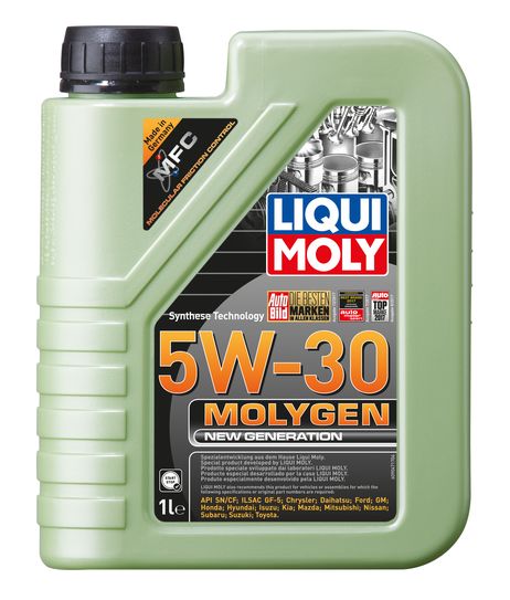 Liqui Moly 9041 Снят с производства 5w-30 Molygen New Generation, API SP, ilsac gf-6a, 1л (НС-синт.мотор.масло)