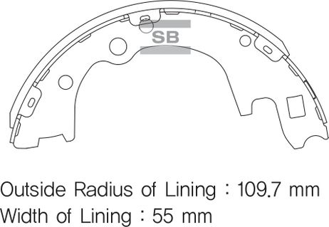 фото Sangsin SA135 Колодки тормозные зад hyundai h100 93-/starex H1 97-/kia bongo II 97-/k2700 97-/mazda e 2000/2200 Sangsin SA135 Колодки тормозные зад hyundai h100 93-/starex H1 97-/kia bongo II 97-/k2700 97-/mazda e 2000/2200