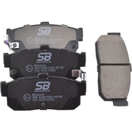 фото SB Nagamochi BP22224 Колодки тормозные дисковые | зад | SB Nagamochi BP22224 Колодки тормозные дисковые | зад |