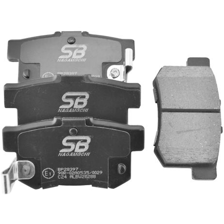 фото SB Nagamochi BP28397 Колодки тормозные дисковые | зад | SB Nagamochi BP28397 Колодки тормозные дисковые | зад |