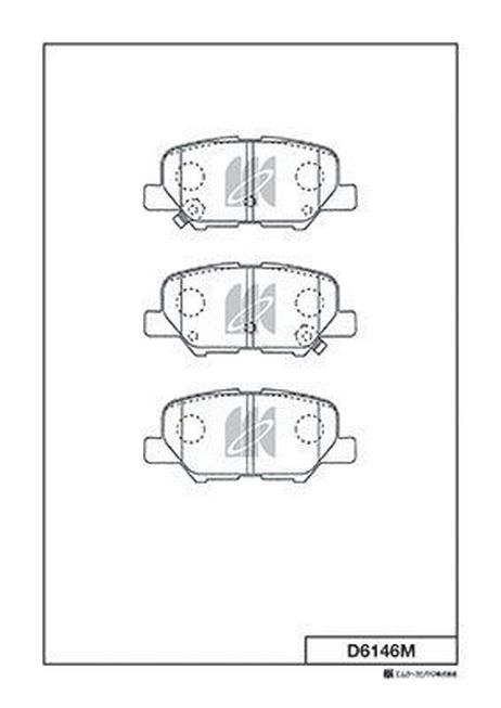 Kashiyama D6146M Замена d6146mh Колодки тормозные барабанные   | зад |