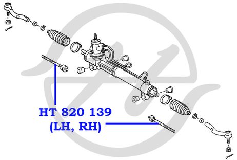фото Hanse ht820139 Тяга рулевая | перед | Hanse ht820139 Тяга рулевая | перед |