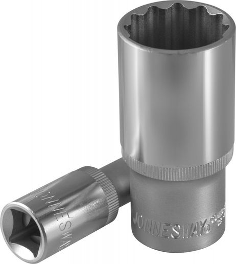 фото JONNESWAY S04HD4711 Головка торцевая глубокая 12-гранная 12 DR 11 мм. JONNESWAY S04HD4711 Головка торцевая глубокая 12-гранная 12 DR 11 мм.