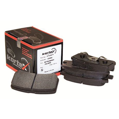 фото KORTEX KT3247T Колодки тормозные дисковые | зад | KORTEX KT3247T Колодки тормозные дисковые | зад |