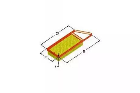 фото Tecneco AR9924PM Фильтр воздушный Tecneco AR9924PM Фильтр воздушный