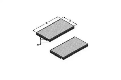 фото Tecneco CK3139C2 Фильтр салона стандарт Tecneco CK3139C2 Фильтр салона стандарт