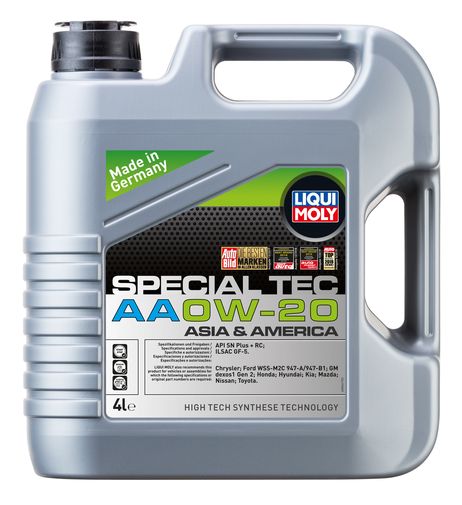 фото Liqui Moly 8066 0w-20 Special Tec AA, API SP, ilsac gf-6a, 4л (НС-синт.мотор.масло) Liqui Moly 8066 0w-20 Special Tec AA, API SP, ilsac gf-6a, 4л (НС-синт.мотор.масло)