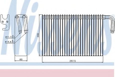 фото Nissens 92298 Испаритель кондиционера Nissens 92298 Испаритель кондиционера