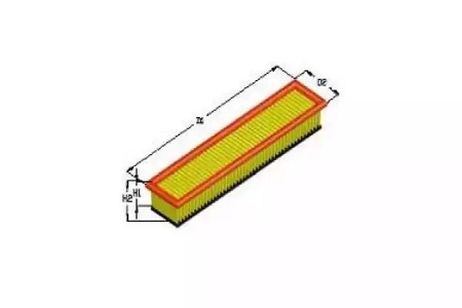 фото Tecneco AR2038PMS Фильтр воздушный Tecneco AR2038PMS Фильтр воздушный