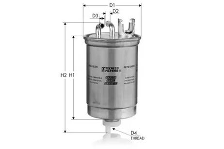 фото Tecneco GS10317 Фильтр топливный Tecneco GS10317 Фильтр топливный