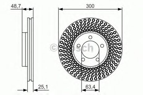 фото Bosch 0 986 479 701 Диск тормозной | перед | Bosch 0 986 479 701 Диск тормозной | перед |