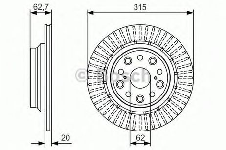 фото Bosch 0 986 479 T06 Диск тормозной | зад | Bosch 0 986 479 T06 Диск тормозной | зад |