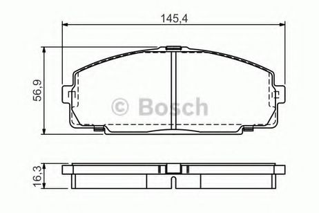 фото Bosch 0 986 495 058 Комплект тормозных колодок, дисковый тормоз | перед | Bosch 0 986 495 058 Комплект тормозных колодок, дисковый тормоз | перед |