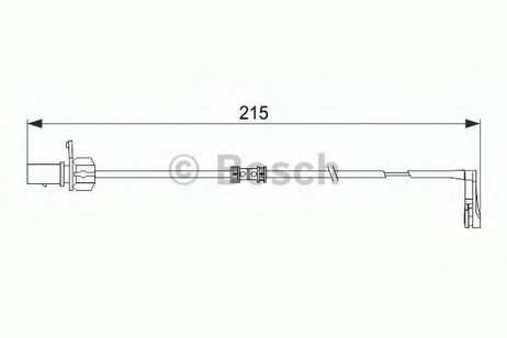 фото Bosch 1 987 474 489 Сигнализатор, износ тормозных колодок Bosch 1 987 474 489 Сигнализатор, износ тормозных колодок