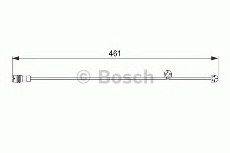 фото Bosch 1 987 474 558 Сигнализатор, износ тормозных колодок Bosch 1 987 474 558 Сигнализатор, износ тормозных колодок