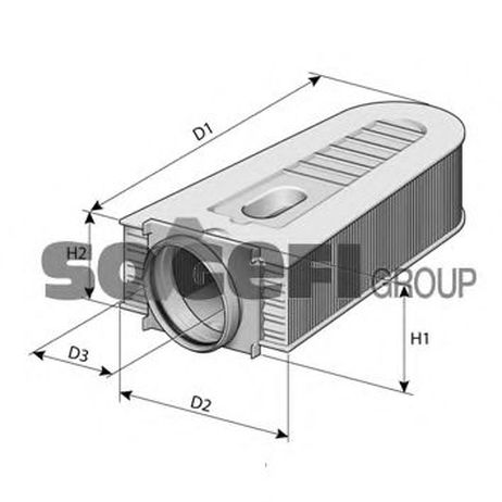 фото Purflux A1470 Фильтр воздушный Purflux A1470 Фильтр воздушный