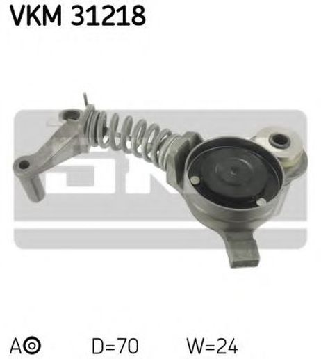 фото SKF VKM 31218 Натяжной ролик, поликлиновой ремень SKF VKM 31218 Натяжной ролик, поликлиновой ремень