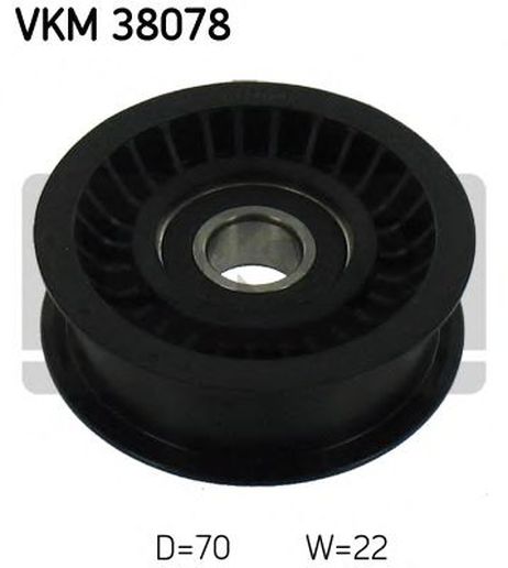 фото SKF VKM 38078 Ролик обводной приводного ремня SKF VKM 38078 Ролик обводной приводного ремня