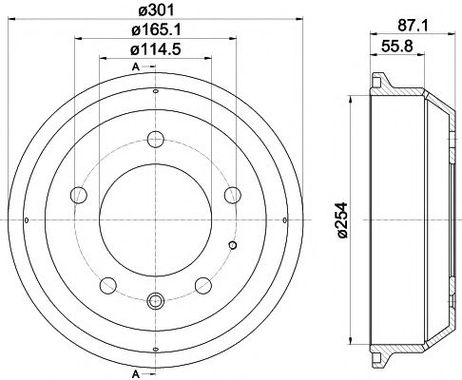 фото Mintex MBD353 Тормозной барабан Mintex MBD353 Тормозной барабан