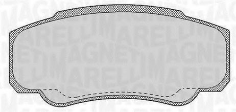 фото Magneti Marelli 363916060188 Колодки тормозные дисковые | зад | Magneti Marelli 363916060188 Колодки тормозные дисковые | зад |