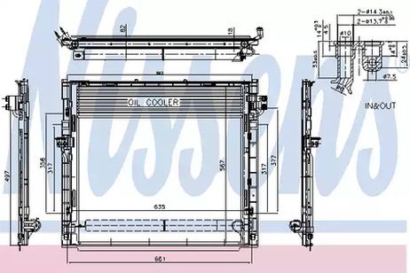 фото Nissens 940394 Конденсатор, кондиционер Nissens 940394 Конденсатор, кондиционер