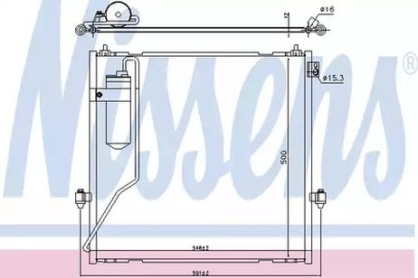 фото Nissens 940472 Конденсатор, кондиционер Nissens 940472 Конденсатор, кондиционер