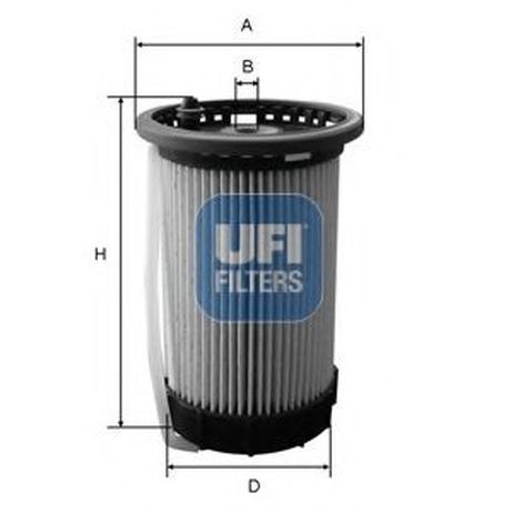 Ufi 26.065.00 Фильтр топливный