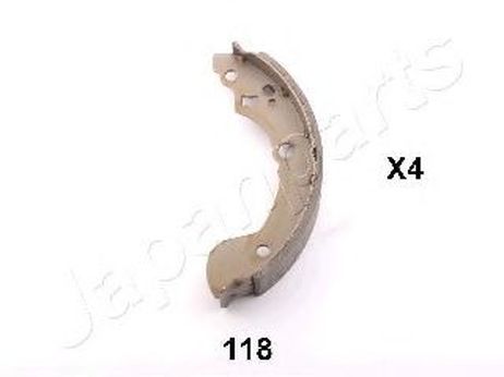 фото Japanparts GF-118AF Комплект тормозных колодок | зад | Japanparts GF-118AF Комплект тормозных колодок | зад |
