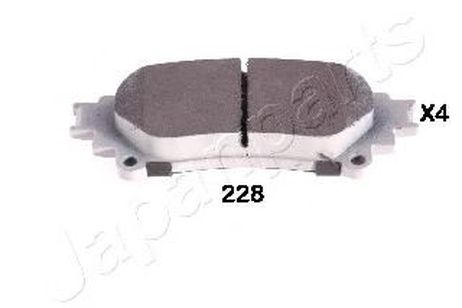 фото Japanparts PP-228AF Колодки тормозные дисковые, комплект | зад | Japanparts PP-228AF Колодки тормозные дисковые, комплект | зад |