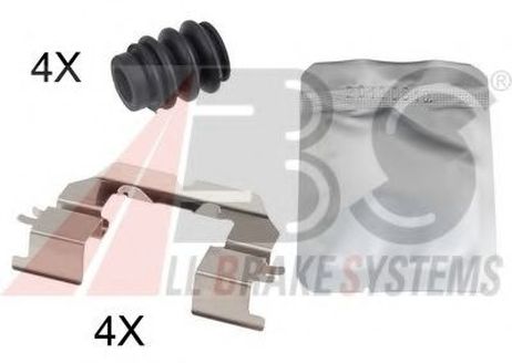 фото ABS 1859Q Комплектующие, колодки дискового тормоза ABS 1859Q Комплектующие, колодки дискового тормоза