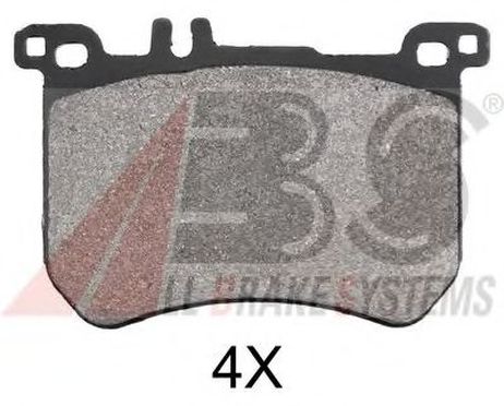 фото ABS 37955 Комплект тормозных колодок, дисковый тормоз ABS 37955 Комплект тормозных колодок, дисковый тормоз