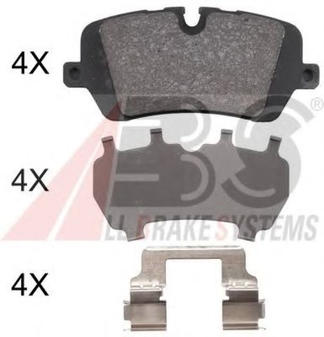 фото ABS 37981 Комплект тормозных колодок, дисковый тормоз | зад | ABS 37981 Комплект тормозных колодок, дисковый тормоз | зад |