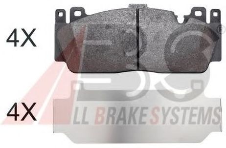 фото ABS 37994 Комплект тормозных колодок, дисковый тормоз ABS 37994 Комплект тормозных колодок, дисковый тормоз