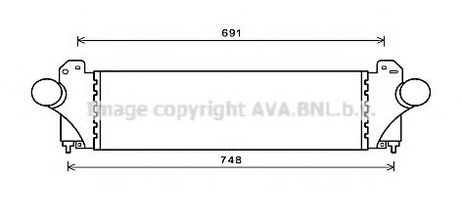 фото AVA IV4129 Интеркулер HCV AVA IV4129 Интеркулер HCV