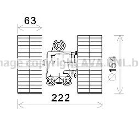 фото AVA MS8633 Электродвигатель, вентиляция салона AVA MS8633 Электродвигатель, вентиляция салона
