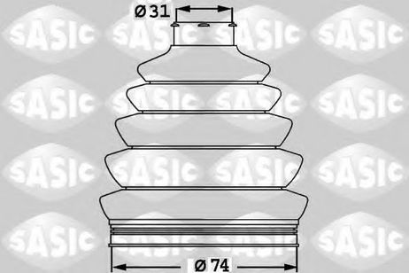 фото Sasic 1900017 Комплект пылника, приводной вал | перед | Sasic 1900017 Комплект пылника, приводной вал | перед |