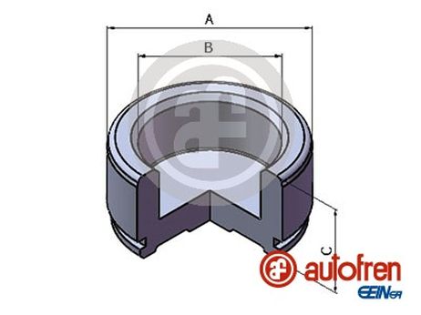 Seinsa Autofren D025443 Поршень, корпус скобы тормоза | перед |
