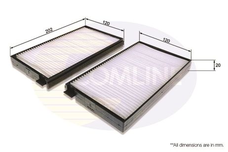 фото Comline EKF358-2 Фильтр салона Comline EKF358-2 Фильтр салона